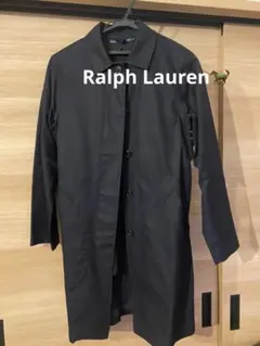 【美品】Ralph Lauren ブラック ステンカラーコート S