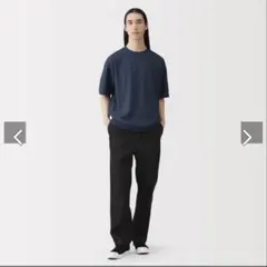 無印良品　紳士　ＵＶカット乾きやすいワッフルクルーネック半袖Ｔシャツのサムネイル