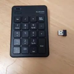 ELECOM ワイヤレス テンキー TK-TDP019 黒