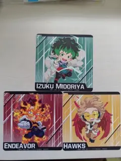 ヒロアカ　コースター3点セット