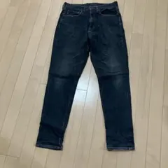 ❷GU スキニージーンズ　ダークブルー スリムフィットデニム　28 メンズ