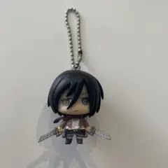 進撃の巨人　ミカサ　カラコレ　ちみキャラマスコット　フィギュア