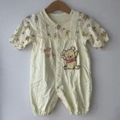 【2,3回使用】ディズニー ベビープーロンパース カバーオール（50〜60cm）