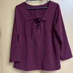 anySiS★ボルドー 長袖ブラウス 秋冬