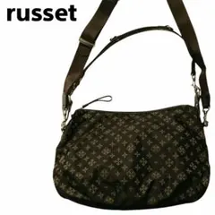 ラシット 2WAYショルダーバッグ モノグラム 総柄 ブラウン系