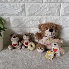 新品　Suzy’s Zoo ブーフ ぬいぐるみ キーホルダー　セット売り