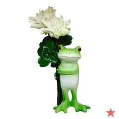 【新品・コポー】コポー　クローバーとカエルのサムネイル