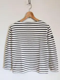 SAINT JAMES セントジェームス ボーダーバスクシャツ カットソー 黒