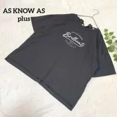 アズノゥアズプラス✳️スリットTシャツ レースアップデザイン ロゴ刺繍 ゆったりのサムネイル