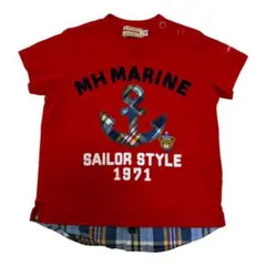 【新品未使用品】MIKI HOUSE ベビーTシャツ　70cm