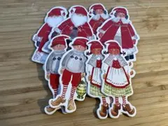 クリスマス　オーナメント　サンタクロースと子供