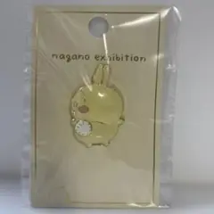 ナガノキャラクターズ メタルブローチ うさぎ