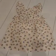 【新品タグ付き】ザラベビー 花柄フリル袖ワンピース