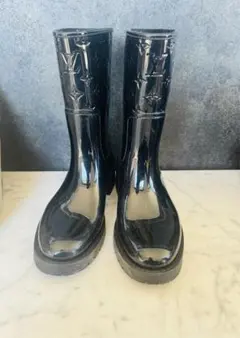 ルイヴィトン 38/5 LUIS VUITTON レインブーツ ドロップスのサムネイル