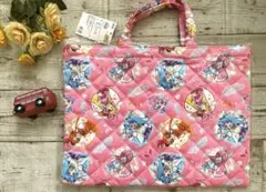 【新品】プリキュア キルト 手提げ袋 レッスン スクール バッグ