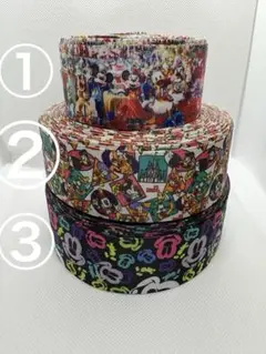 グログラン太リボン 38mmディズニー柄