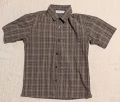 グリーンレーベルリラクシング　半袖チェックシャツ