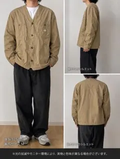 LEE ノーカラーツイルジャケット
