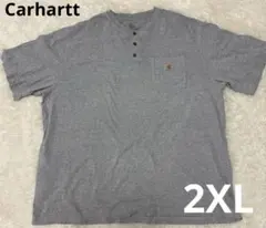 Carhartt カーハート ヘンリーネック Tシャツ 2XL ポケット付き