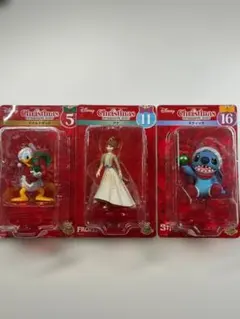 ディズニー クリスマスオーナメント ドナルド アナ スティッチ 3点セット