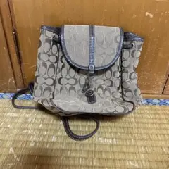 Coach 美品 シグネチャー柄 リュック バックパック 6080 - メルカリ