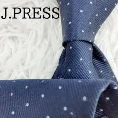 美品◎J.PRESS ジェイプレス ネクタイ ドット柄 水玉模様 総柄