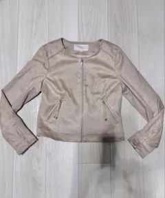 PROPROTION BODY DRESSING☆スエードノーカラージャケットのサムネイル
