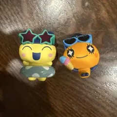 たまごっち みんなでバカンスフィギュア　まめっち　めめっち