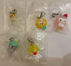 【匿名配送】ジェオチャムガチャガチャ　めじるしアクセサリー　5種まとめ売り