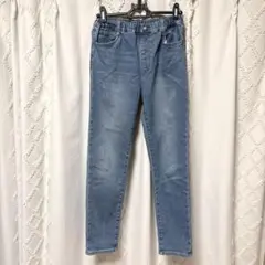 150cm 裏地あったかストレッチデニムパンツ 蓄熱　保温　ジーンズ