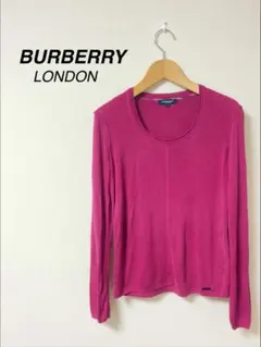 ✅ BURBERRY LONDON バーバリー ロンドン 長袖カットソー ピンク