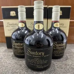 古酒　サントリースペシャルリザーブ特級７０年記念　2本　&オールド特級　２本 サントリー ウイスキー スペシャル リザーブ 70周年記念ボトル2