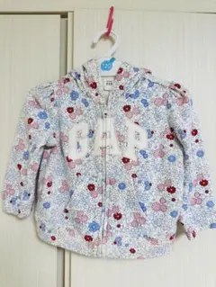 GAP 花柄ジップアップパーカー 18-24ヶ月