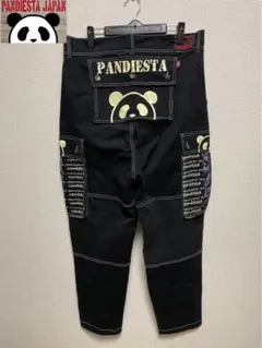 konjaku pandiesta コラボ デニム カーゴパンツ - メルカリ