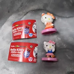 ハローキティ コラボレーション チョコエッグ　平成アイドル　指ハート