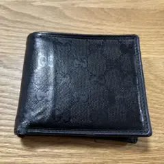 GUCCI ブラック 二つ折り財布