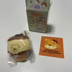 ポムポムプリン 30周年記念 シール ちびっとも 和菓子