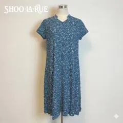 シュー・ラ・ルー 2WAY仕様 フラワープリント ロングワンピース M大人可愛い