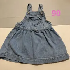 美品　Baby GAP ハートジャンスカ　90