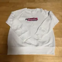 Fructify ロゴプリント トレーナー ホワイト 150cm