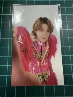 トロピカル衣装自撮りトレカ　佐野勇斗