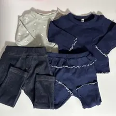 西松屋 4点セット トップス カットソー ズボン パンツ ロンT