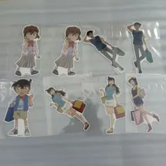 a-2069 名探偵コナン ステッカー 灰原哀 服部平次 遠山和葉 コナンランド