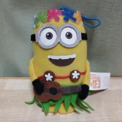 ミニオン ハワイアンぬいぐるみ ウクレレ付き
