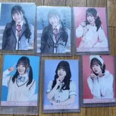 アイドル写真カード6枚セット サイン入りあり