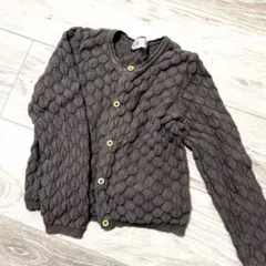 H&M チャコールグレー カーディガン EUR 98/104