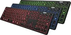 キーボード バックライト 輝度調整可能 複数デバイス 無線 Bluetooth