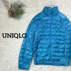 UNIQLO　ウルトラライトダウンジャケット　ブルー系　Sサイズ