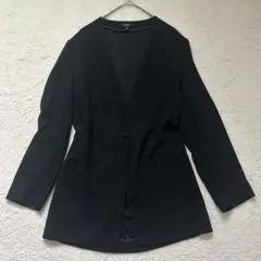 近年モデル✨セオリー カラーレス 洗える ジャケット パウダークレープ ブラック