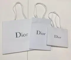 Dior ディオール ショップ袋　大中小　3サイズ　3枚